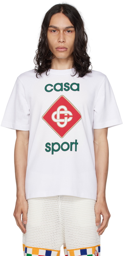 Photo: Casablanca White Casa Sport T-Shirt