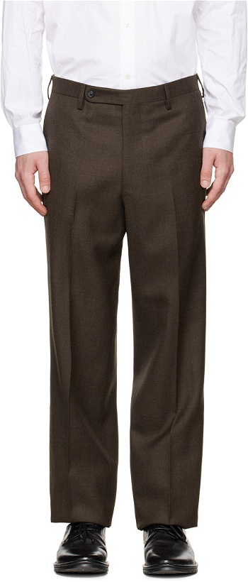 Photo: Husbands Brown High-Rise Trousers