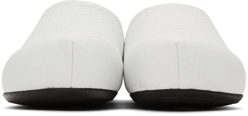 Marni White Fussbett Sabot Slides