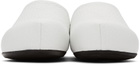 Marni White Fussbett Sabot Slides