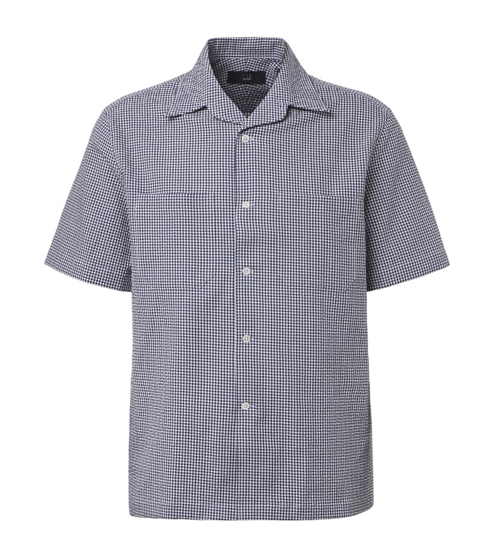 Photo: Dunhill Gingham cotton shirt