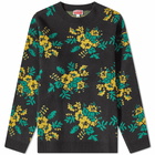 Kenzo Men's Pop Bouquet Crew Knit in Black