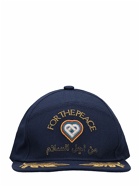 CASABLANCA - For The Peace Embroidered Baseball Cap