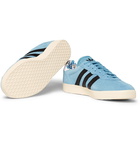 adidas Consortium - Have a Good Time Gazelle Suede and Leather Sneakers - Men - Light blue