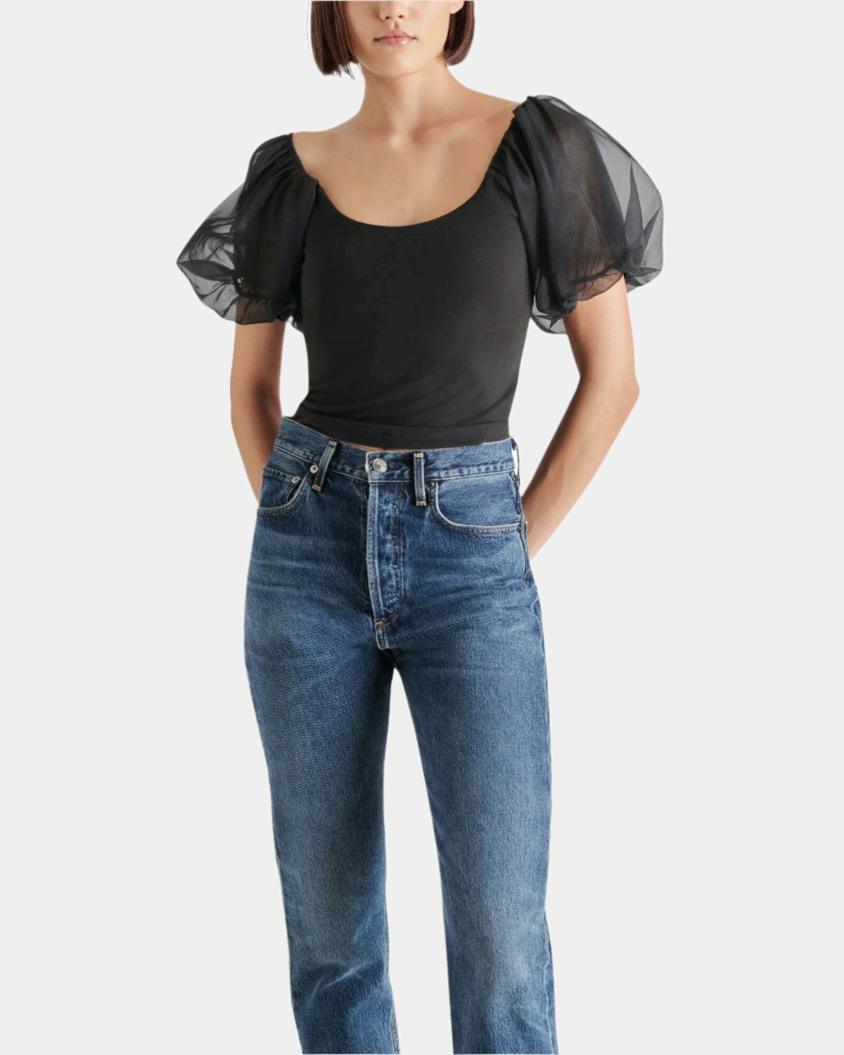 Steve Madden Pamelia Top in Black