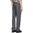 Serapis Grey Grid Trousers