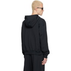 Marine Serre Black Moon Logo Hoodie