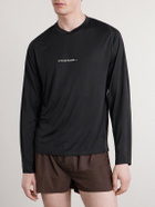 Portal - Lateral Peak Logo-Print Recycled-Jersey T-Shirt - Black