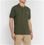 Lacoste - Cotton-Piqué Polo Shirt - Green
