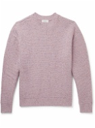 Saturdays NYC - Atkins Ribbed Wool Sweater - Purple