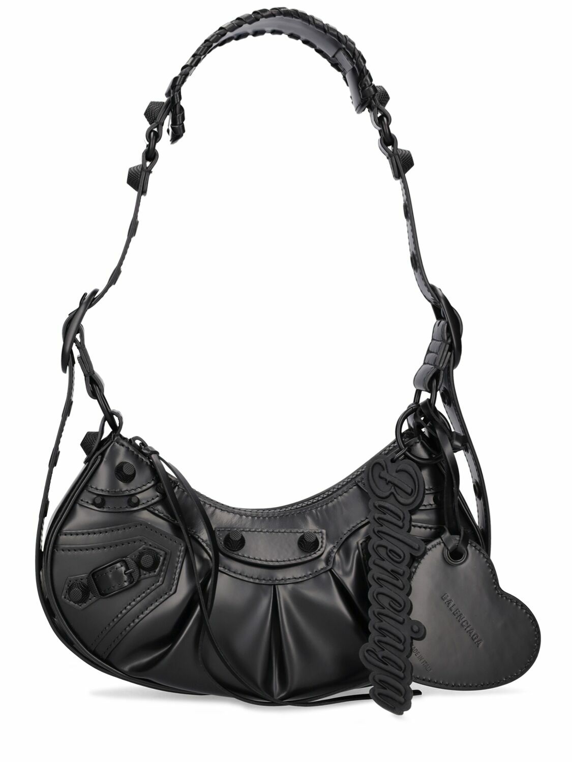☆BALENCIAGA バレンシアガ LE CAGOLE Leather Hobo Bag Balenciaga Le Cagole Extra Small Leather Hobo Bag