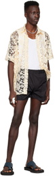 Tokyo James Beige Cotton Shirt