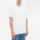 Sporty & Rich Men's Crown T-Shirt in White/Grapefruit