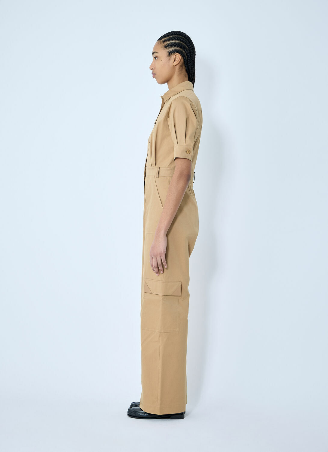 Max Mara Cotton Tailored Jumpsuit
