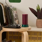HAY Column Candle - Small in Wine/Bordeaux 
