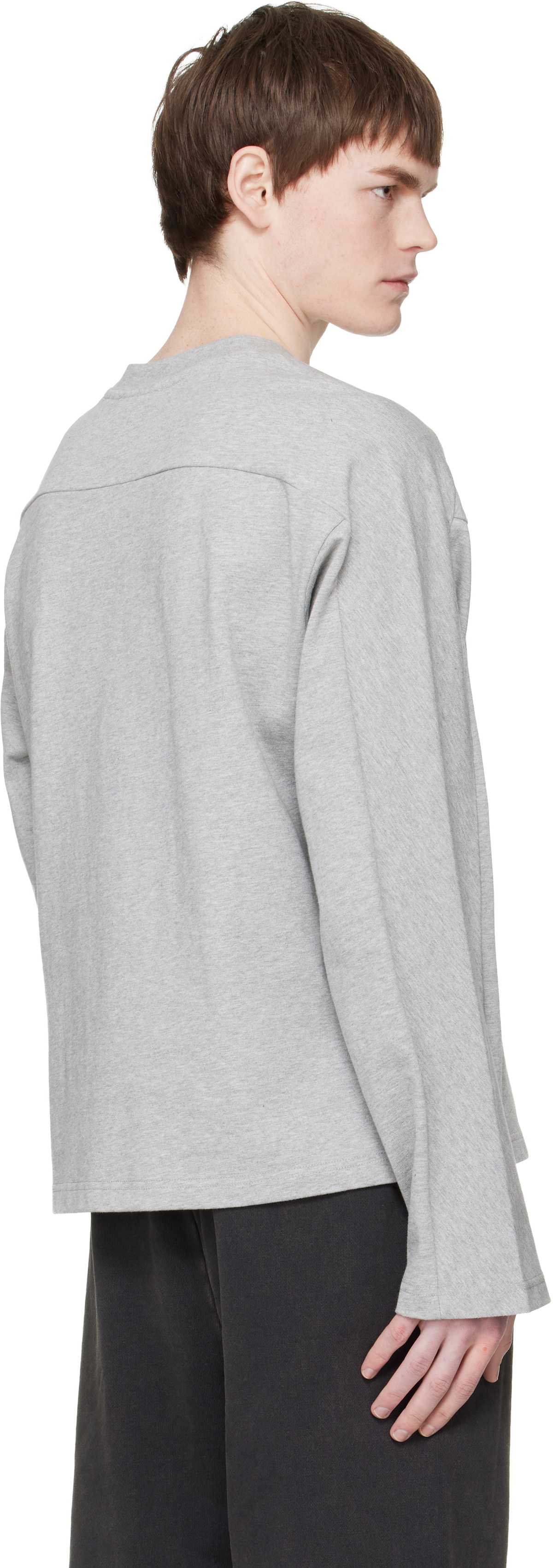Entire Studios Gray Heavy Long Sleeve T-shirt