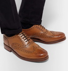 Grenson - Stanley Leather Wingtip Brogues - Men - Tan