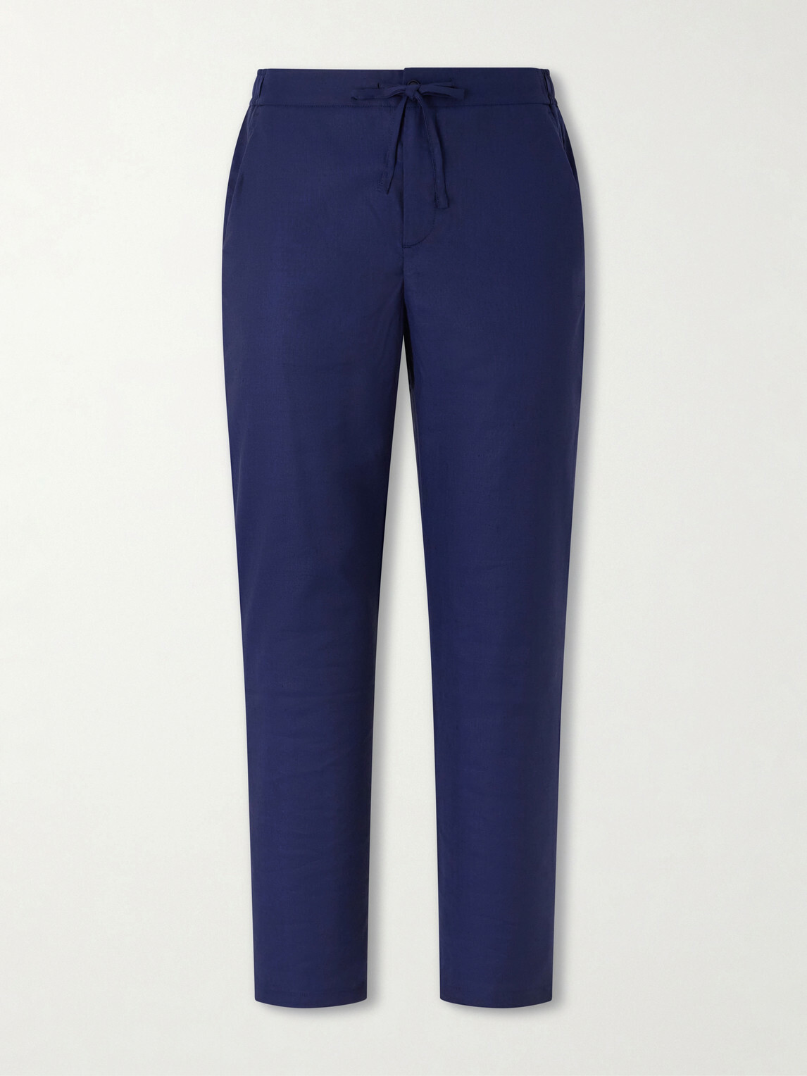 Frescobol Carioca - Straight-Leg Cotton Suit Trousers - Blue