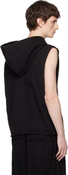 Rick Owens DRKSHDW Black Temple Tunic Hoodie