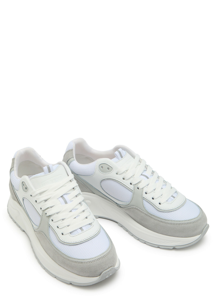 Cleens Onesixty Panelled Mesh Sneakers Grey