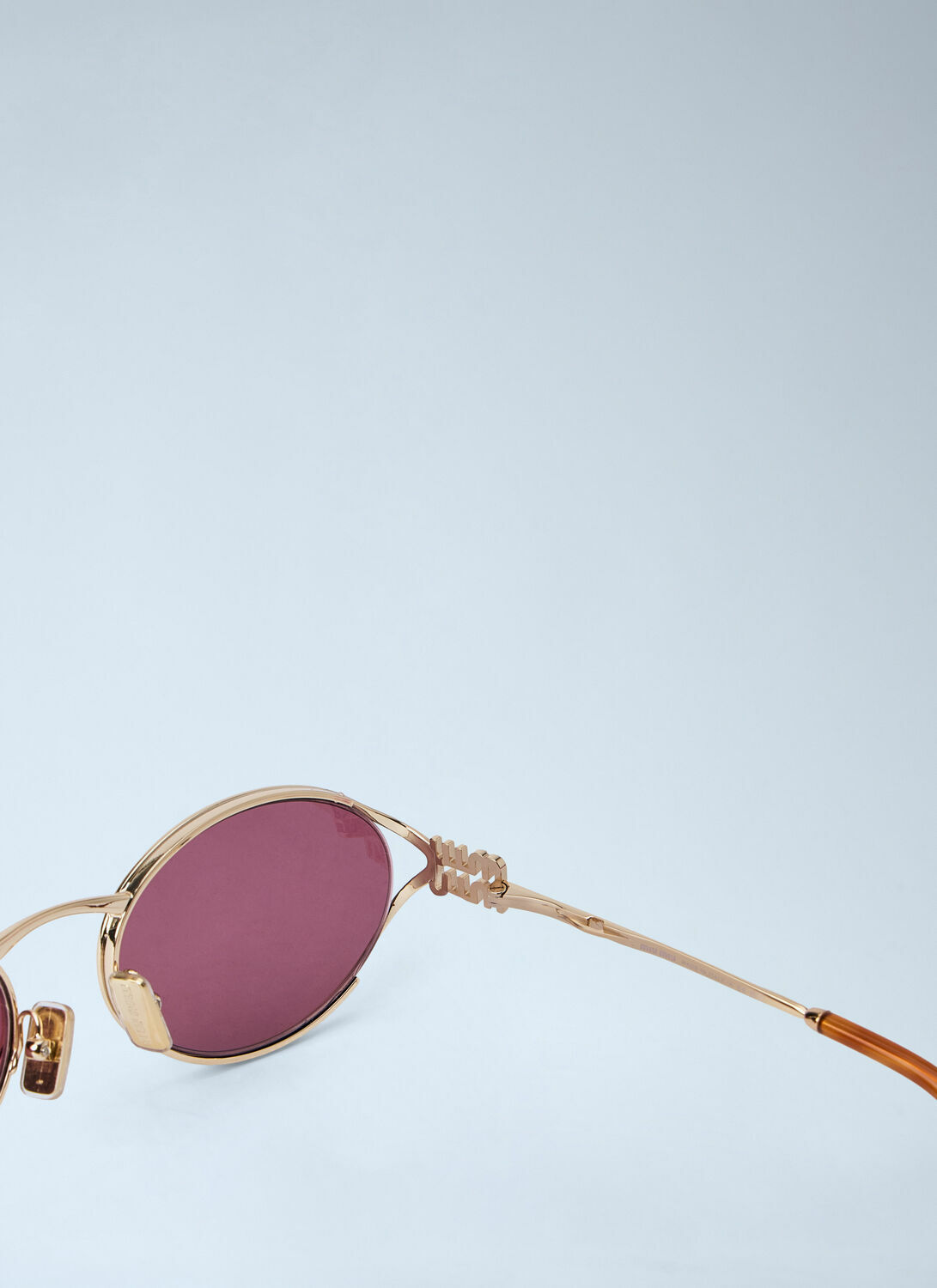 Miu Miu MU 52YS Oval Sunglasses