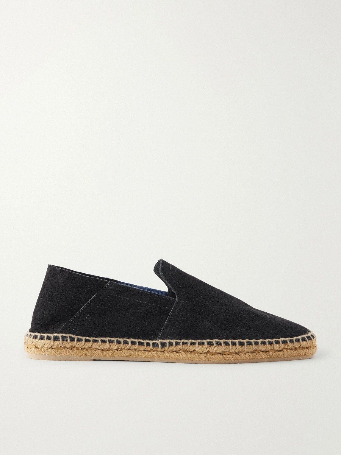 Castañer - Parker Collapsible-Heel Suede Espadrilles - Black
