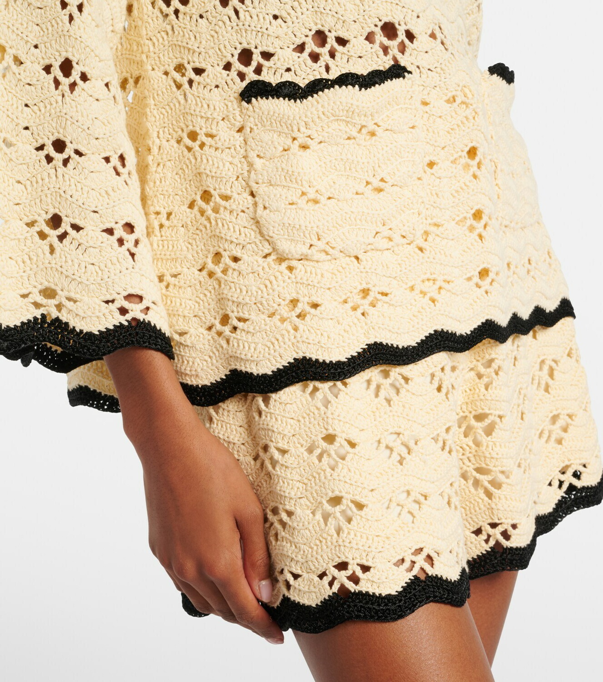 Zimmermann Aster crochet cotton top