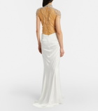 Clio Peppiatt Zsa Zsa embellished gown