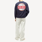 Kenzo Paris Men's Kenzo Globe Crew Sweat in Midnight Blue