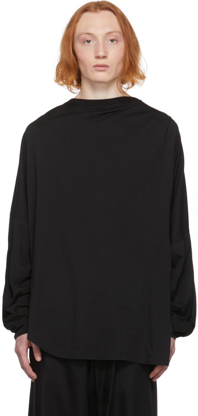 Photo: Julius Black Draped T-Shirt