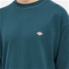 Danton Men's Logo Crew Sweater in Billard Green