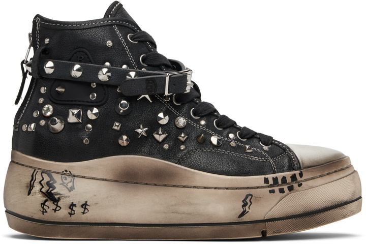 Photo: R13 Black Kurt High Top Sneakers