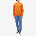 Country Of Origin Men's Supersoft Seamless Crew Knit in Clementine