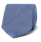 Brioni - 8cm Silk-Jacquard Tie - Blue
