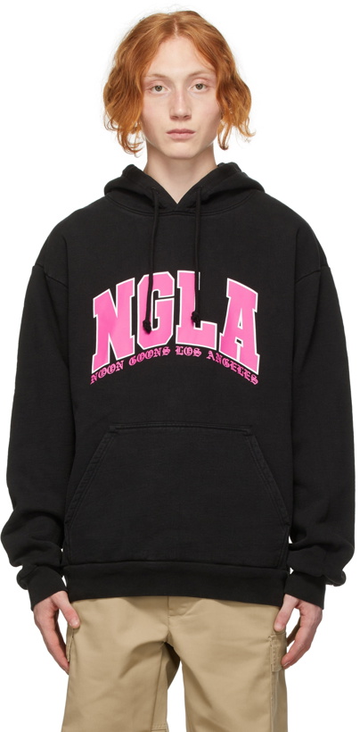 Photo: Noon Goons Black 'NGLA' Hoodie