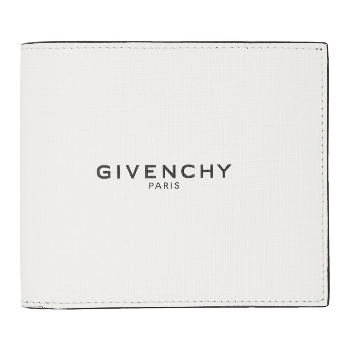 Photo: Givenchy White Glow-In-The-Dark Logo Wallet