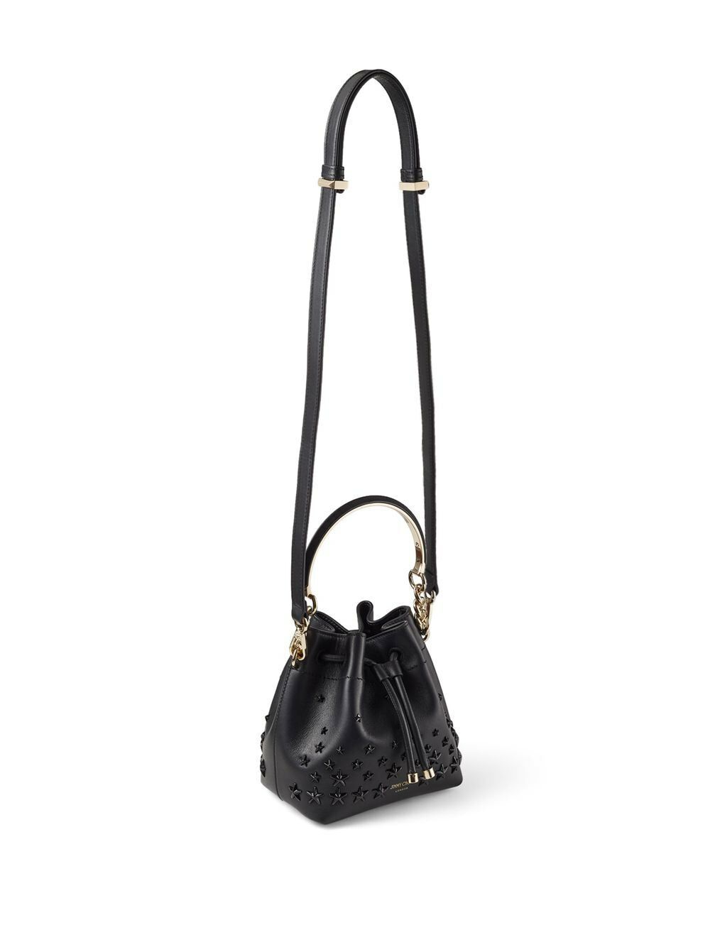 JIMMY CHOO - Bon Bon Leather Bucket Bag Jimmy Choo