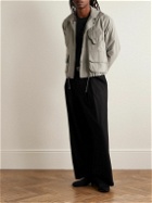 Saman Amel - Slim-Fit Cashmere and Silk-Blend T-Shirt - Black