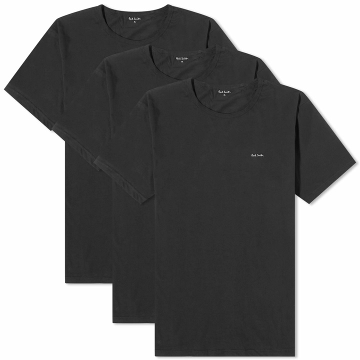 Photo: Paul Smith Men's T-Shirt - 3-Pack in Black