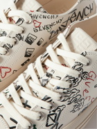 Givenchy - City Logo-Print Leather Sneakers - White