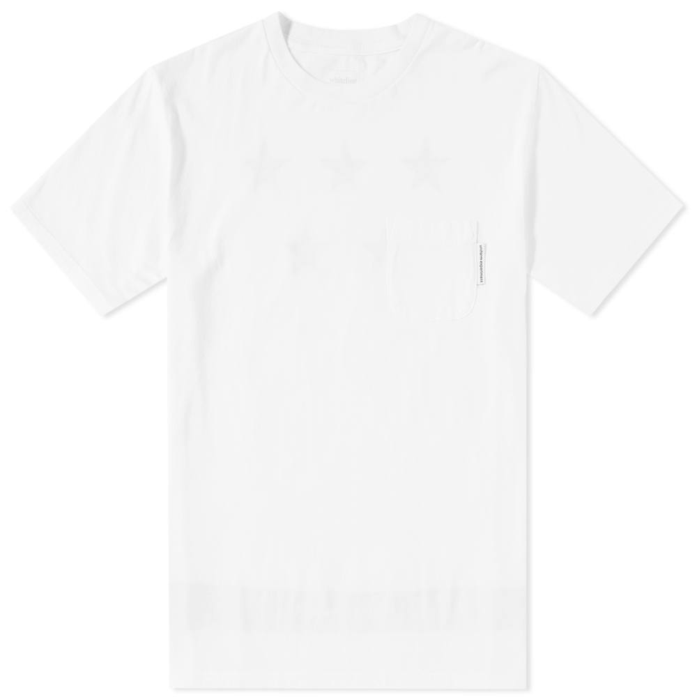 トップス uniform experiment WHITE LINE2011 S/S Uniform Experiment 5 Star Pocket Tee Uniform Experiment
