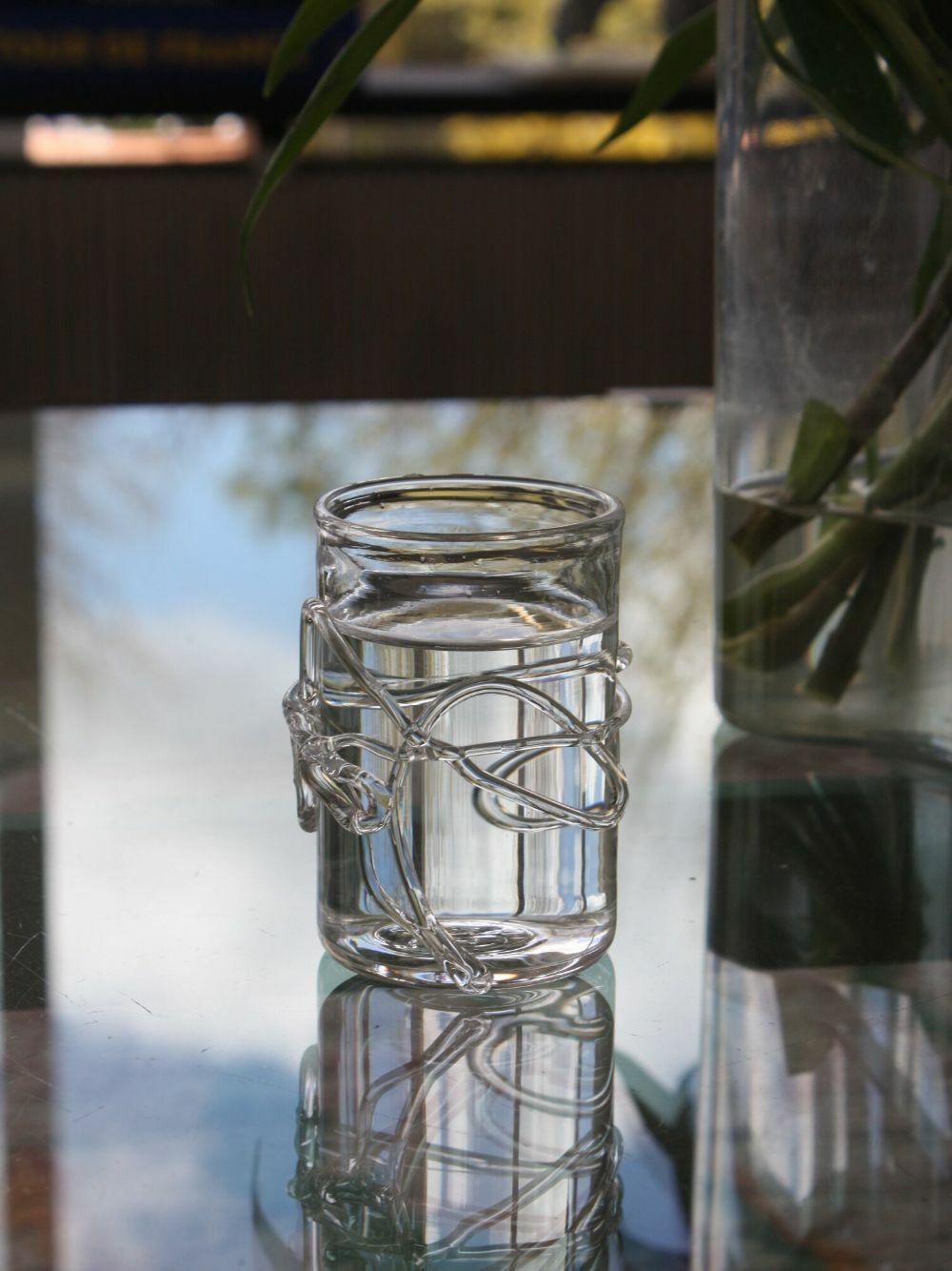 NIKO JUNE White Ivy Drinking Glasses Set