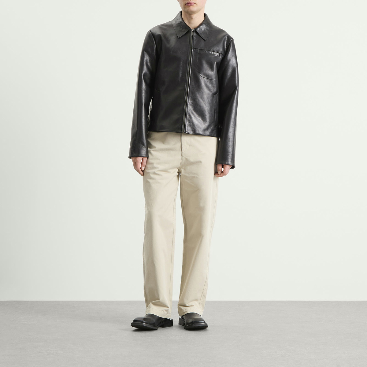 Carter Young Men's Big Ben Chino in Pale Khaki