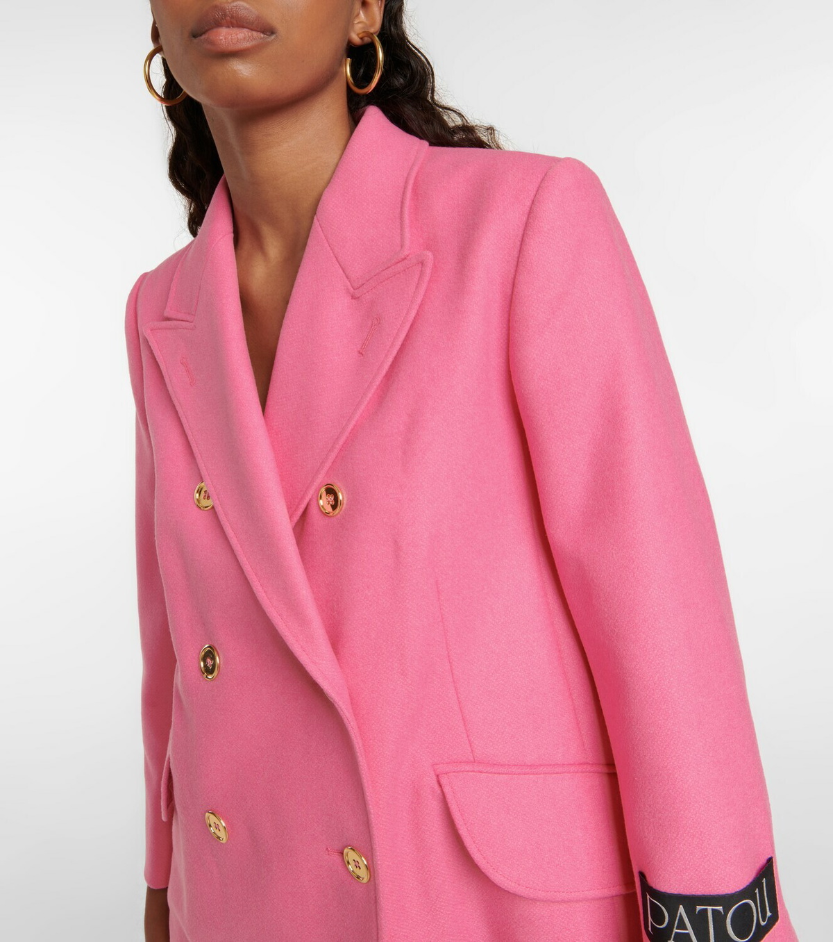 ジャケット PATOU Wool and cashmere flannel blazer Patou Wool and cashmere flannel blazer Patou