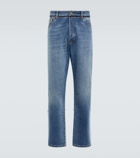 Valentino Straight-fit cotton jeans