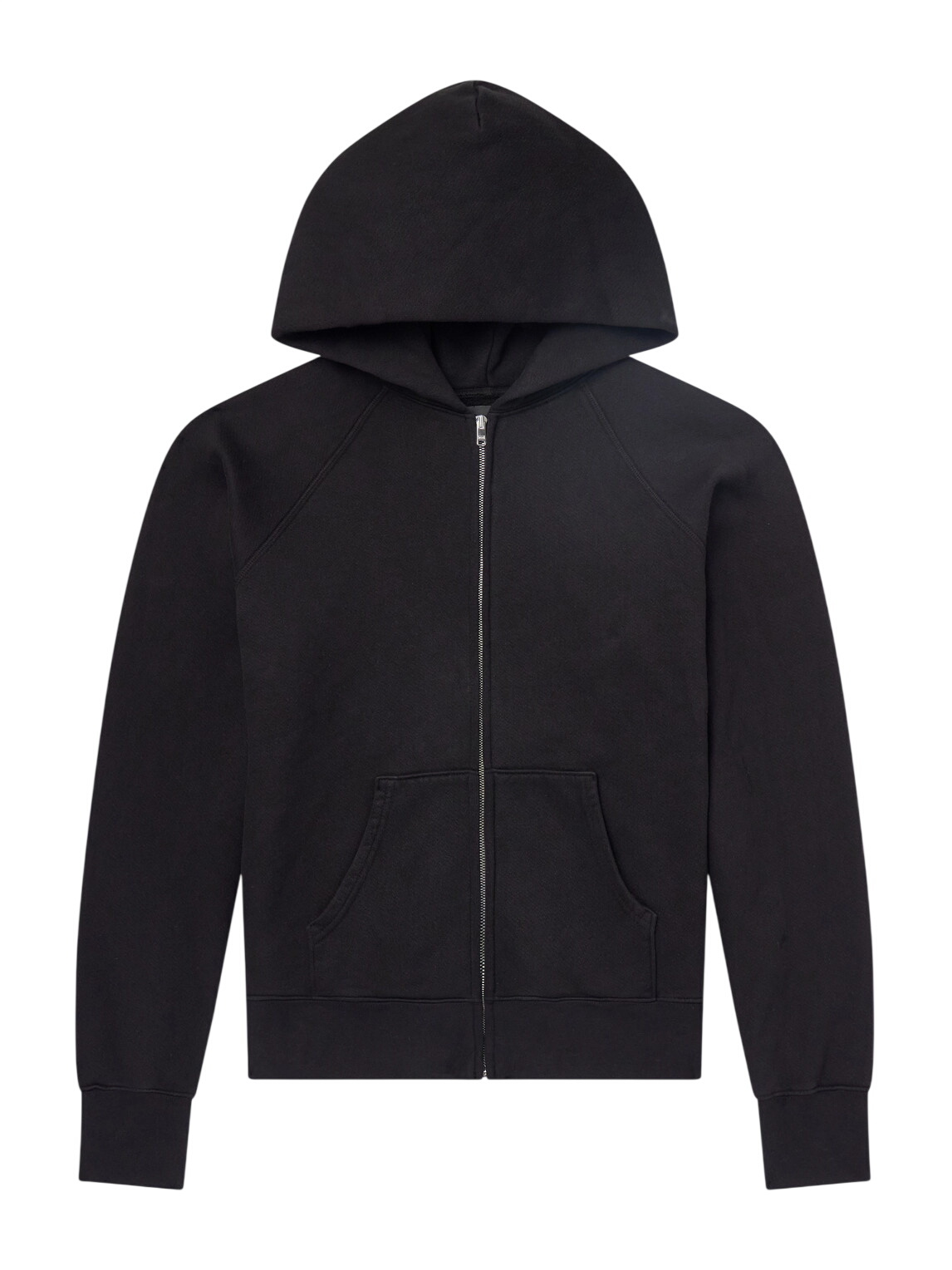 Les Tien - Cotton-Jersey Zip-Up Hoodie - Black Les Tien