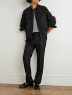 Ralph Lauren Purple label - Barron Suede Overshirt - Black