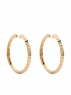 Harwell Godfrey 18K Yellow Gold Knife Edge Hoop Earrings