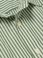 YMC - Curtis Striped Lyocell Shirt - Green