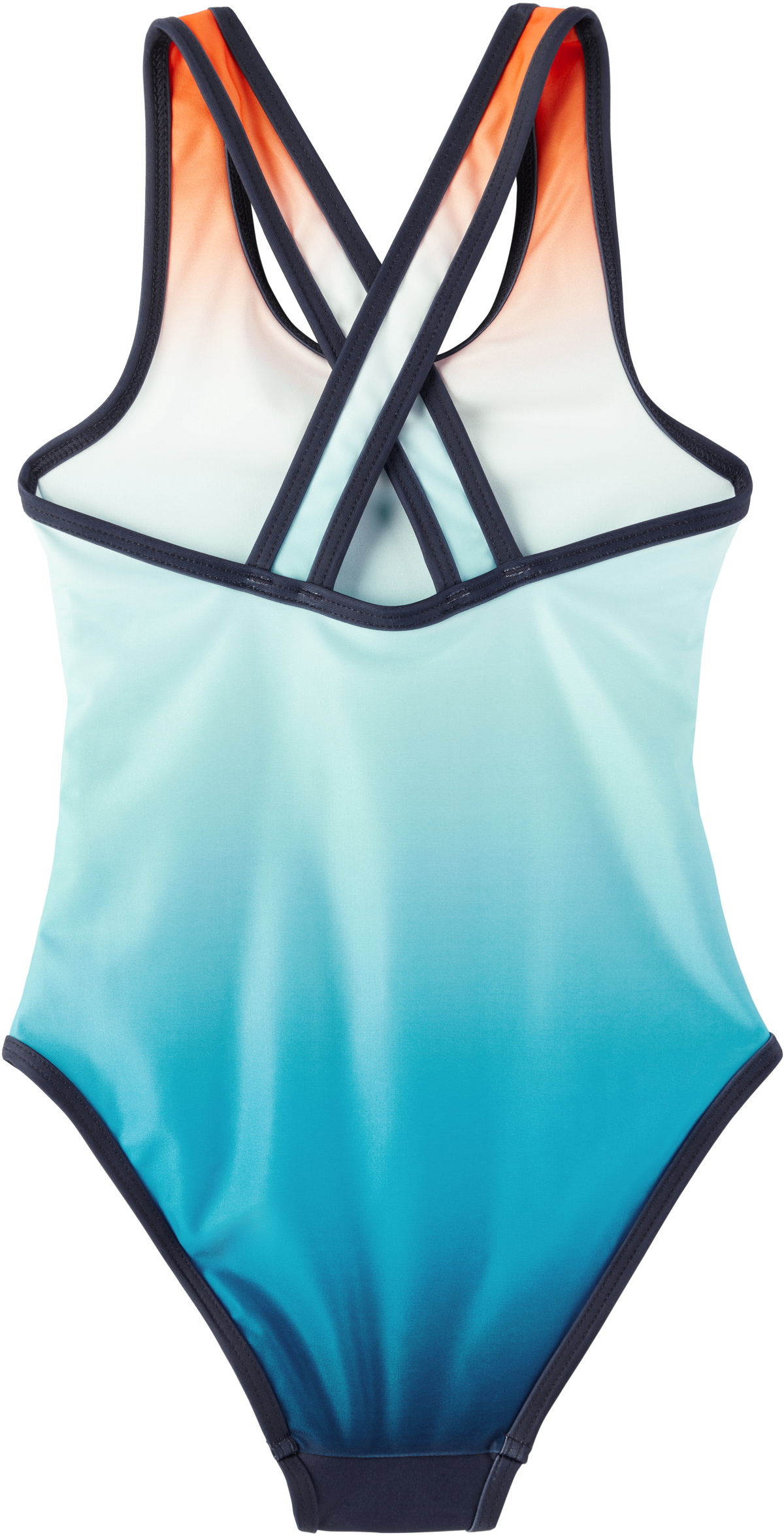 Casablanca Kids Orange & Blue Gradient Swimsuit